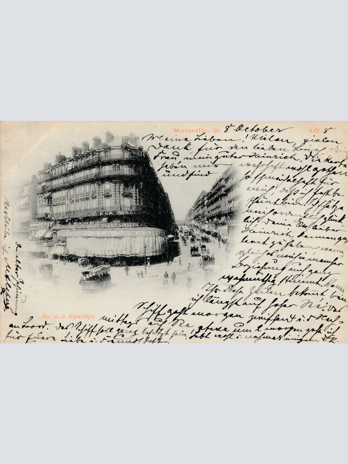 AK aus Marseille Frankreich Ansichtskarte (8627)