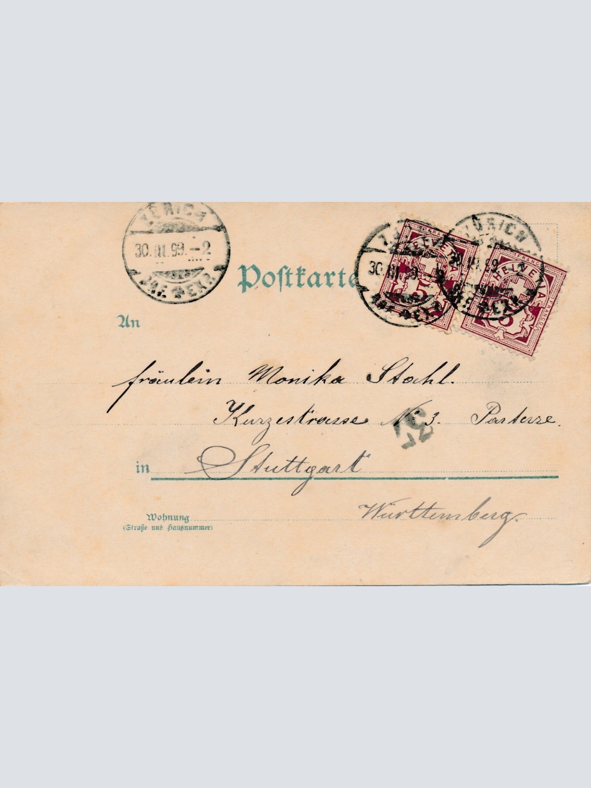 Litho - Karte Fröhliche Ostern mit Hasen Ansichtskarte (8634)