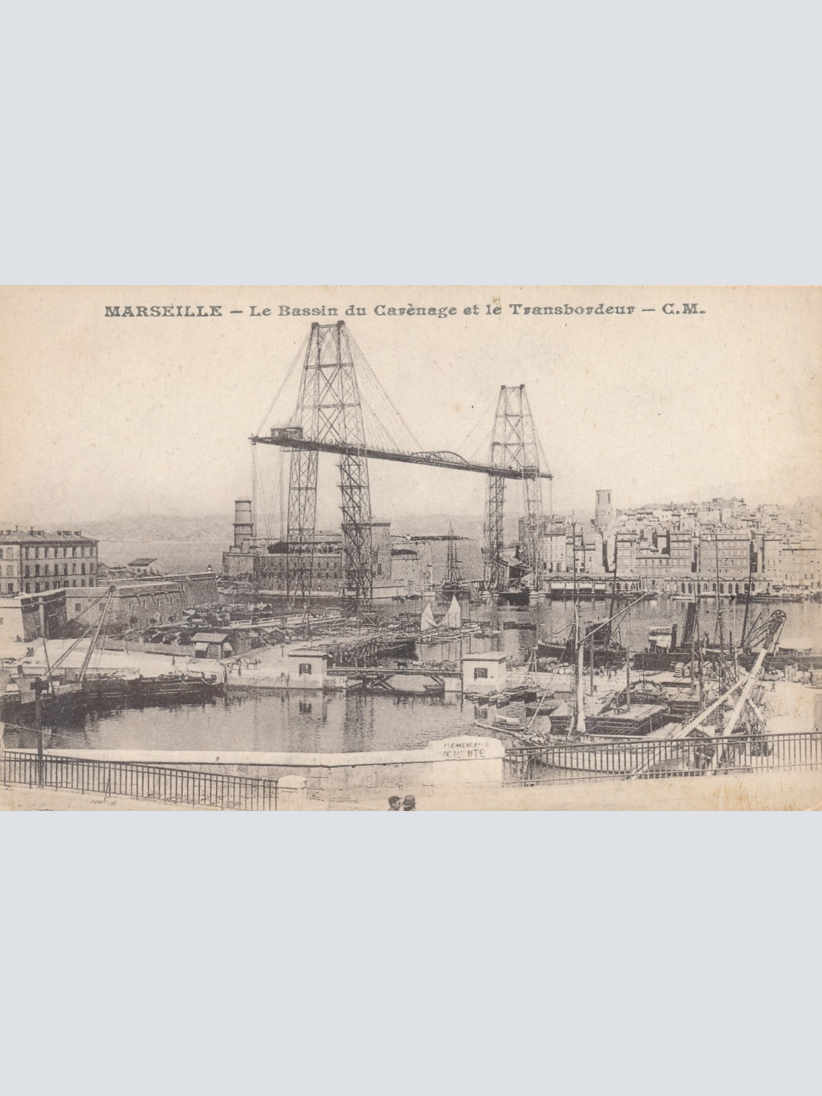 AK aus Marseille am Hafen Frankreich Ansichtskarte (8587)