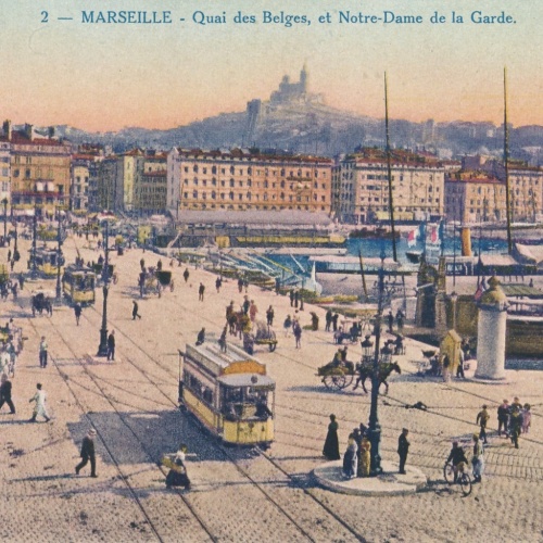 AK aus Marseille am Hafen Frankreich Ansichtskarte (8588)