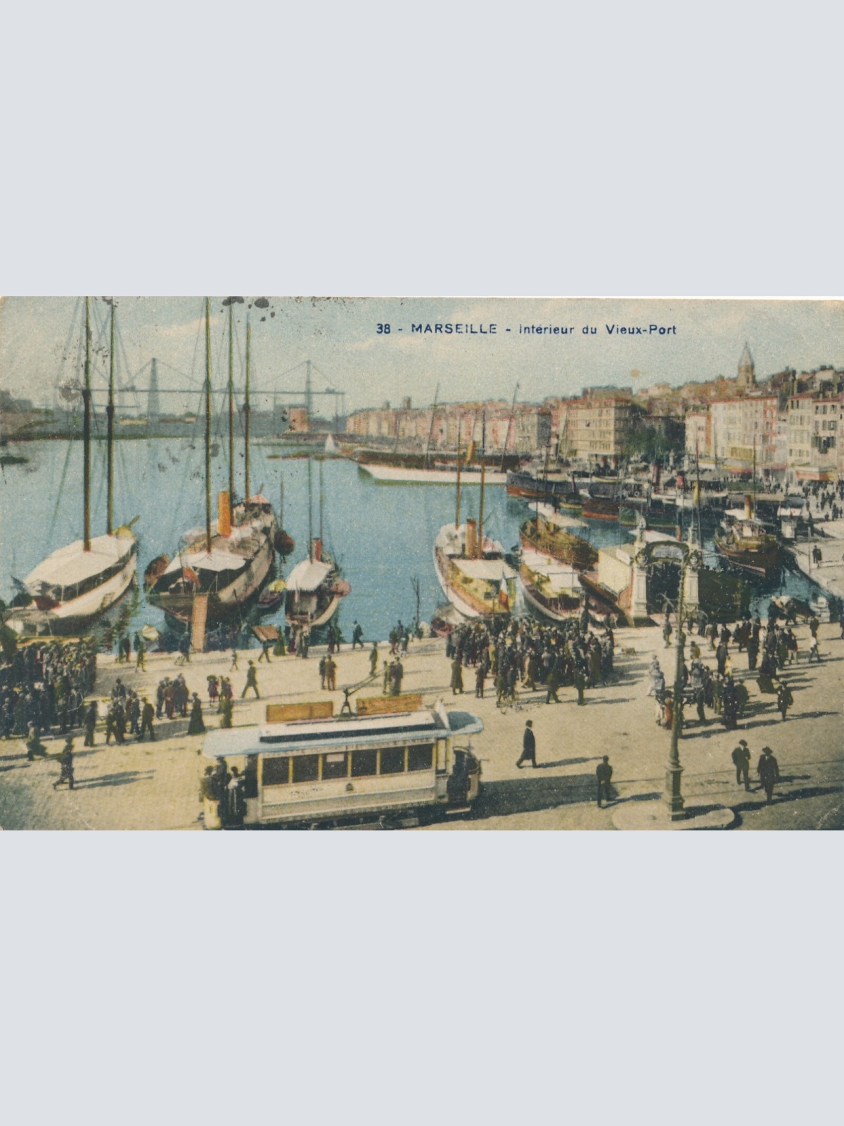 AK aus Marseille am Hafen Frankreich Ansichtskarte (8589)