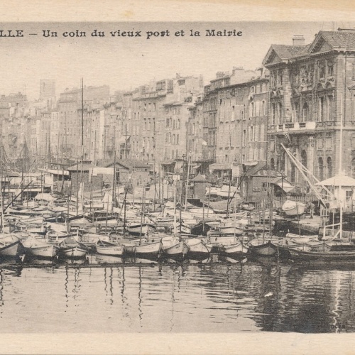 AK aus Marseille am Hafen Frankreich Ansichtskarte (8581)