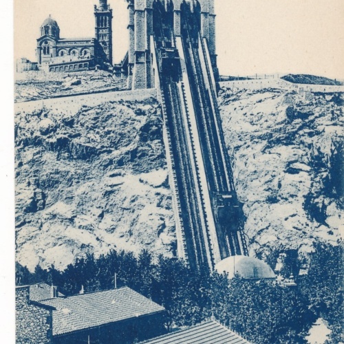 AK aus Marseille Ascenseurs Frankreich Ansichtskarte (8604)