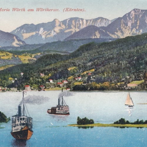 AK aus Maria Wörth mit Dampfer Kärnten Ansichtskarte (8426)