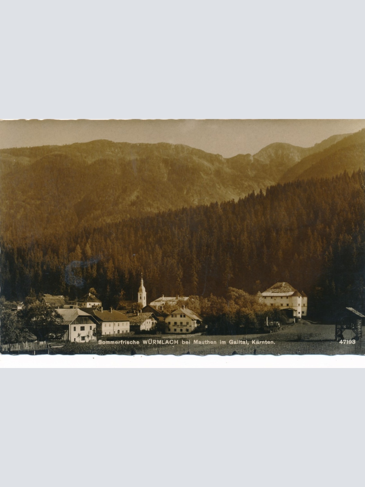 AK aus Würmlach bei Mauthen im Gailtal Kärnten Ansichtskarte (8429)