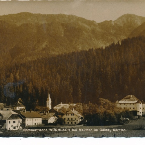 AK aus Würmlach bei Mauthen im Gailtal Kärnten Ansichtskarte (8429)