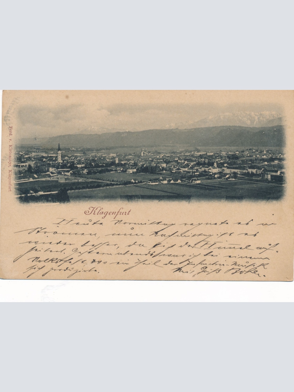 AK aus Klagenfurt Kärnten Ansichtskarte (8432)