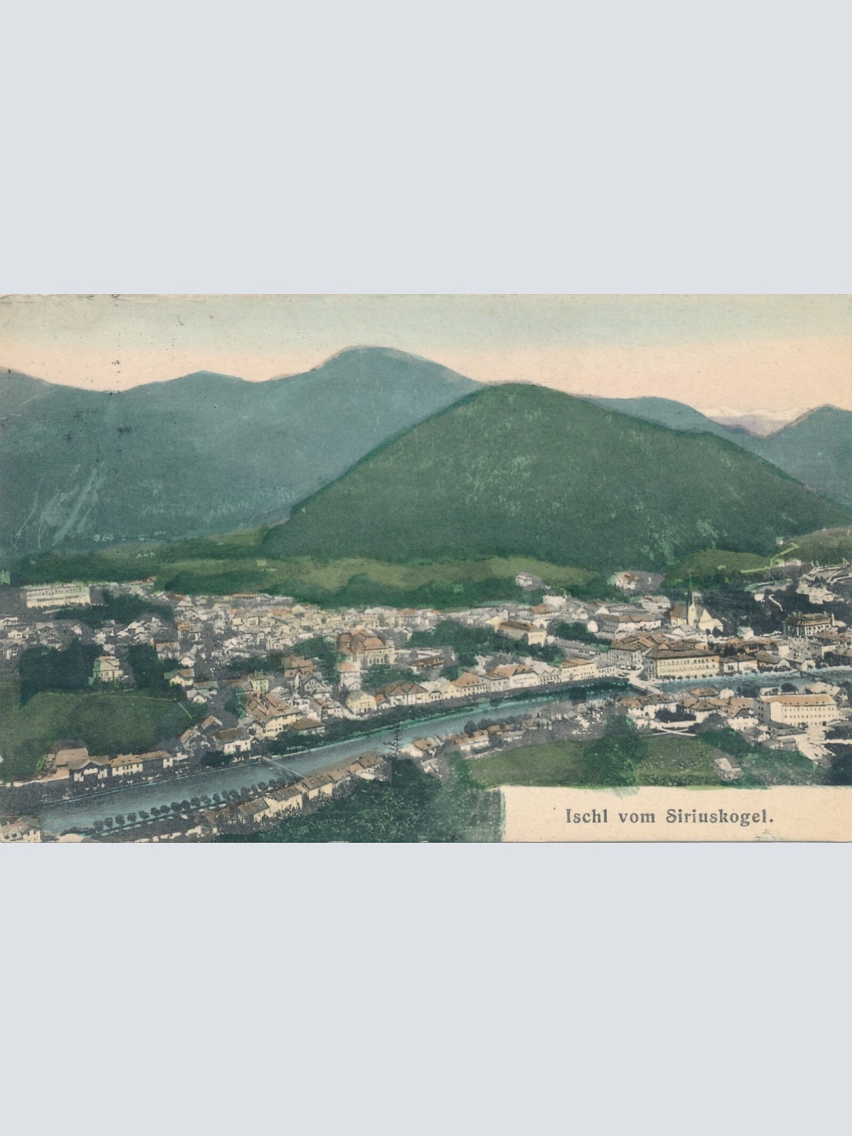 AK aus Bad Ischl vom Siriuskogel Oberösterreich Ansichtskarte (8436)