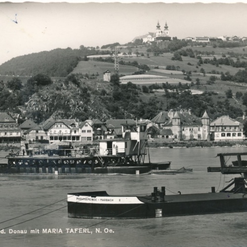AK aus Marbach mit Dampfer Niederösterreich Ansichtskarte (8360)