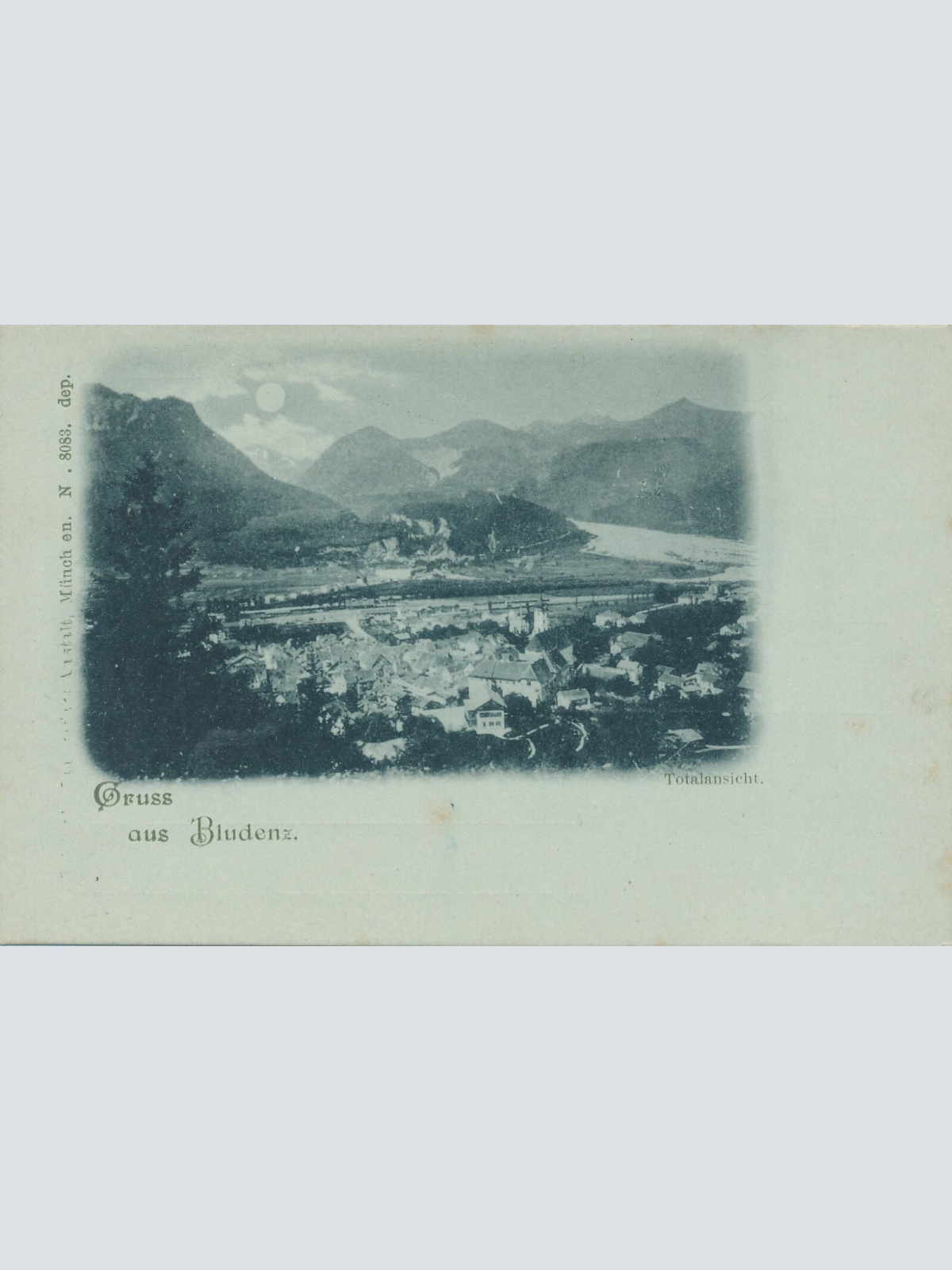 AK gruss aus Bludenz Vorarlberg Ansichtskarte (8341)