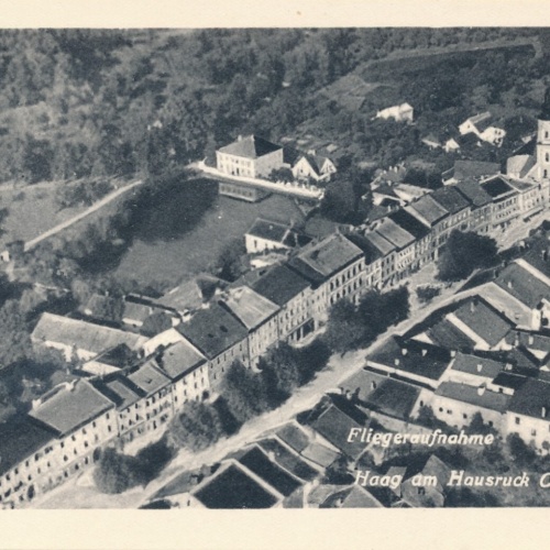 AK aus Haag am Hausruck Fliegeraufnahme Oberösterreich Ansichtskarte (8921)