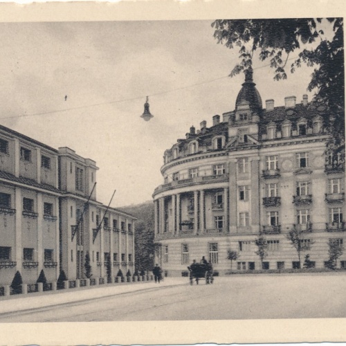 AK aus Baden Esplanade Niederösterreich Ansichtskarte (8378)