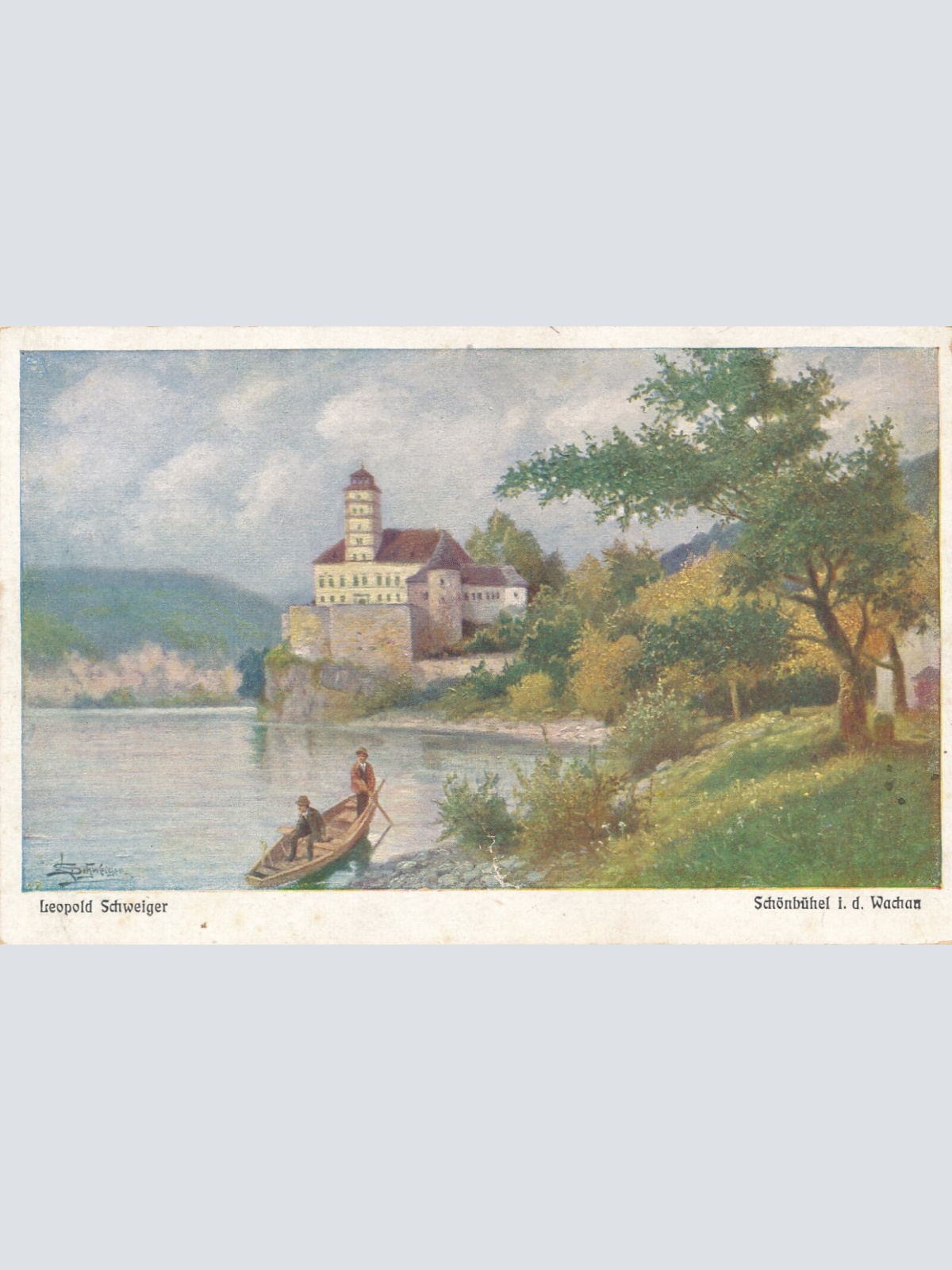 AK, Niederösterreich, Schloss Schönbühel, Leopold Schweiger(S2239)