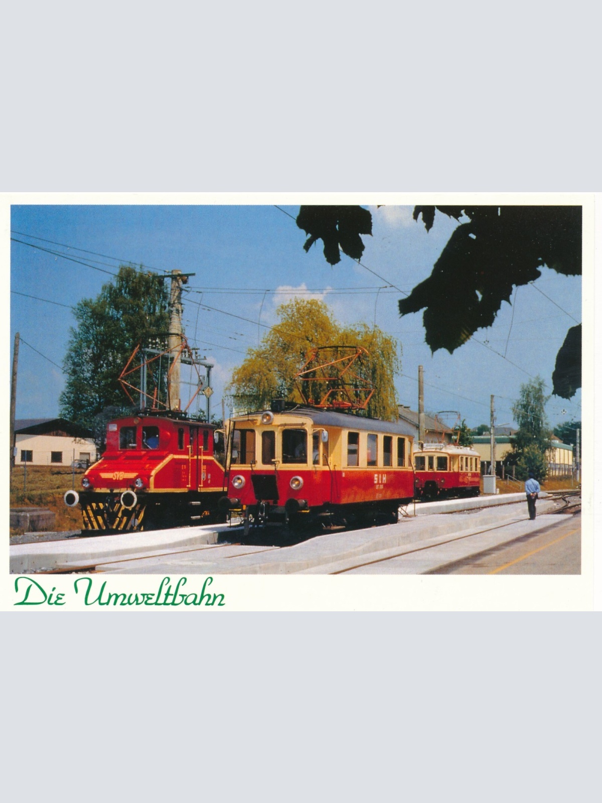 AK aus Trimmelkam mit Umweltbahn Oberösterreich Ansichtskarte (8880)