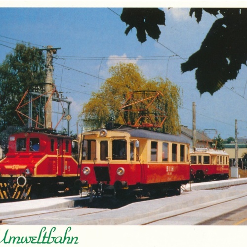 AK aus Trimmelkam mit Umweltbahn Oberösterreich Ansichtskarte (8880)