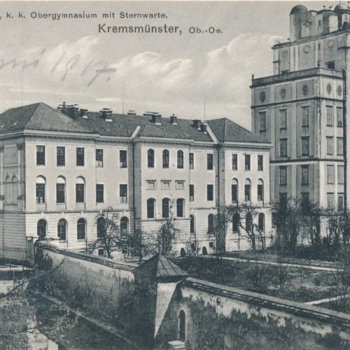 AK aus Kremsmünster mit Obergymnasium Oberösterreich Ansichtskarte (8890)