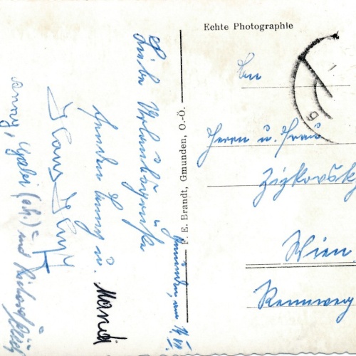 AK aus Gmunden mit Schloß Ort und Segelboot Oberösterreich Ansichtskarte (8905)