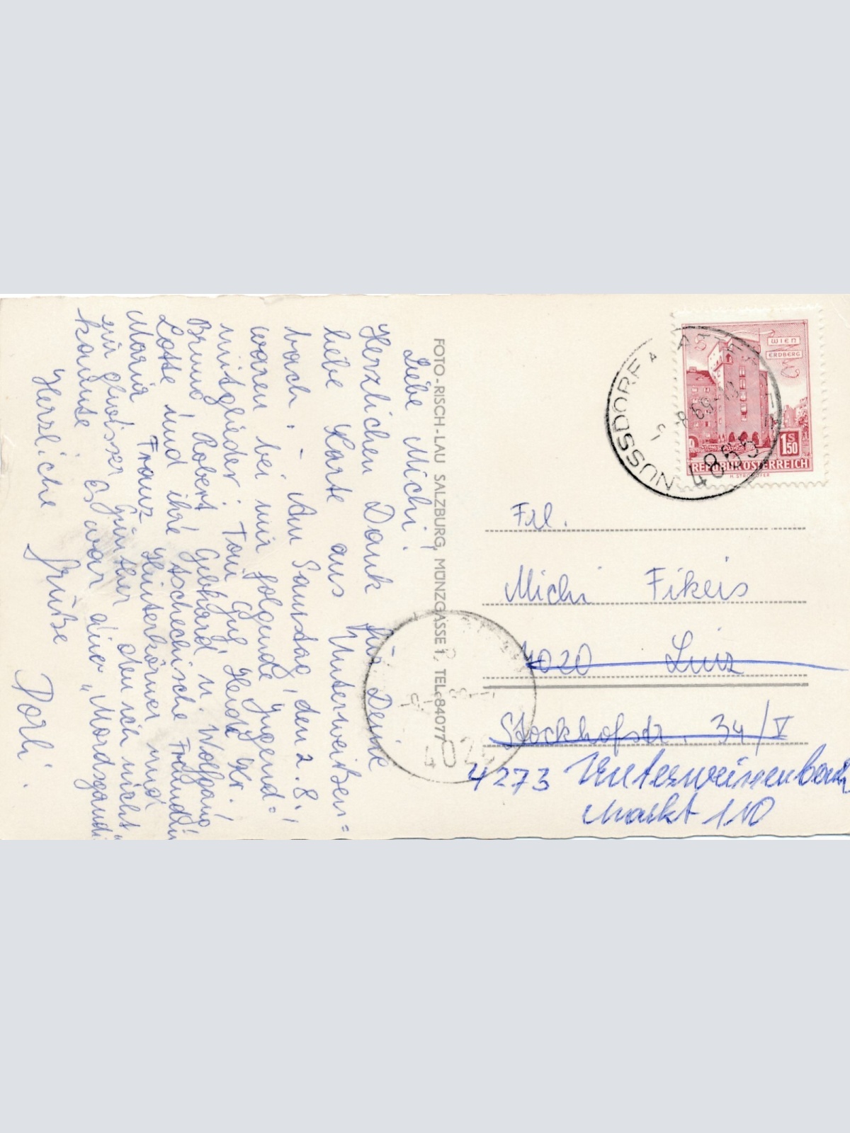 AK aus Nussdorf am Attersee Oberösterreich Ansichtskarte (8909)