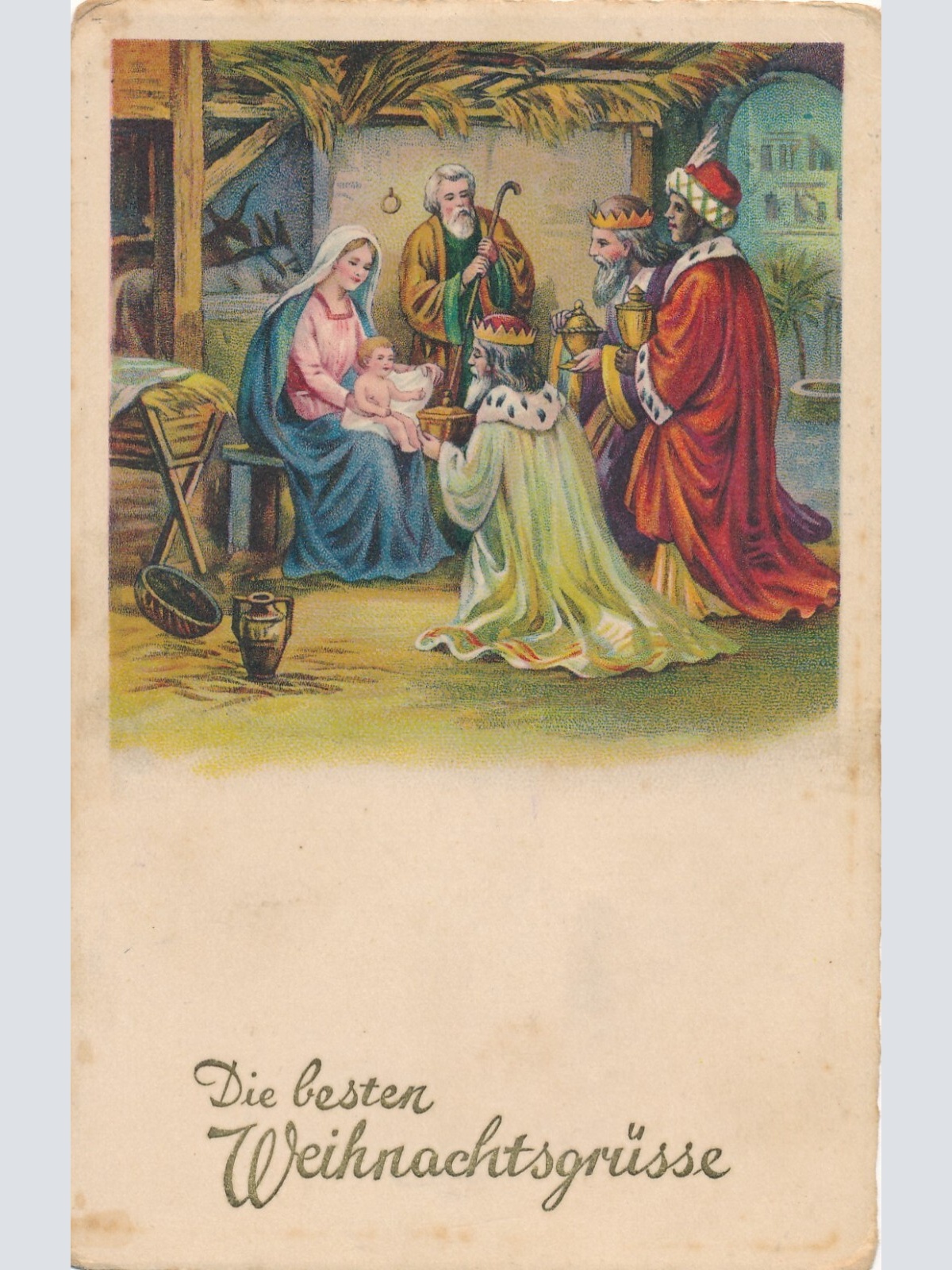 Motiv - Karte die Besten Weihnachtsgrüsse aus der Grippe  (7203)