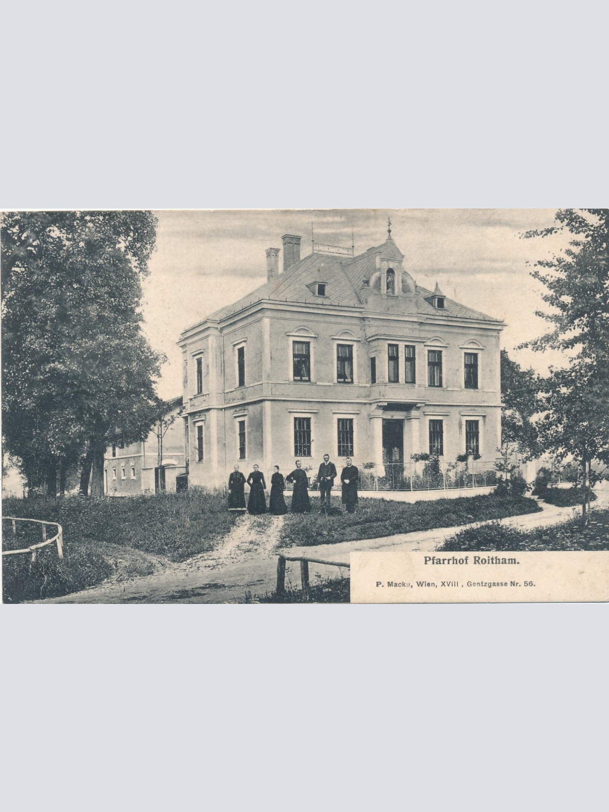 AK aus Roitham mit Pfarrhof Oberösterreich (7120)