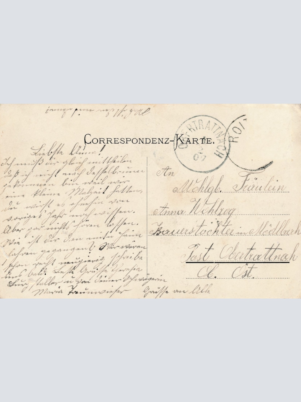 AK aus Roitham mit Pfarrhof Oberösterreich (7120)