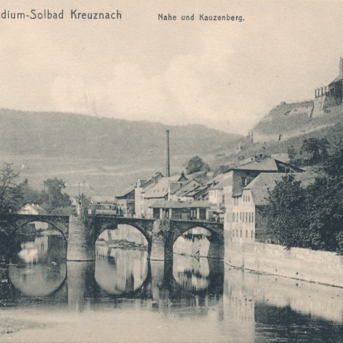 AK, Radium-Solbad Kreuznach, Nahe und Kauzenberg (S2297)