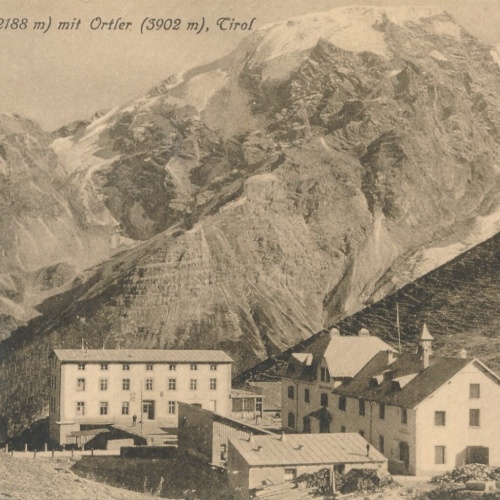 AK, Franzenshöhe mit Ortler, Tirol (S2305)