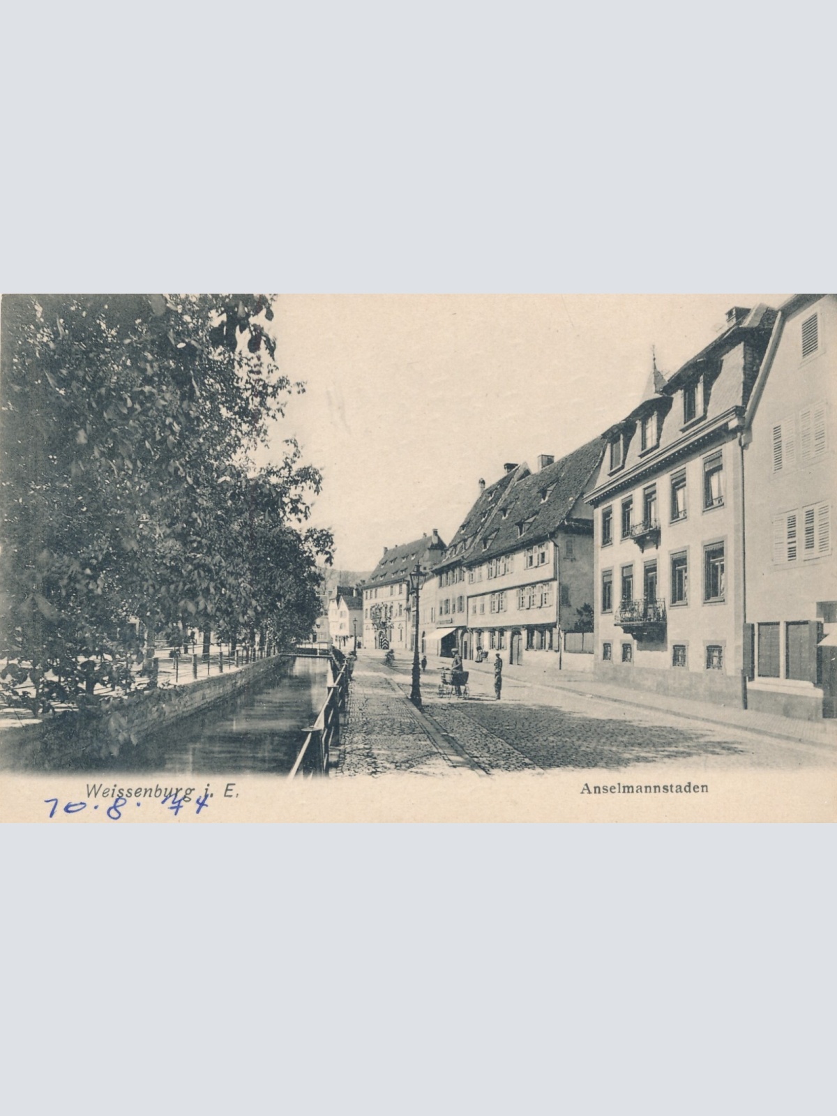 AK, Weissenburg i. E., Anselmannstaden, Frankreich  (S2294)
