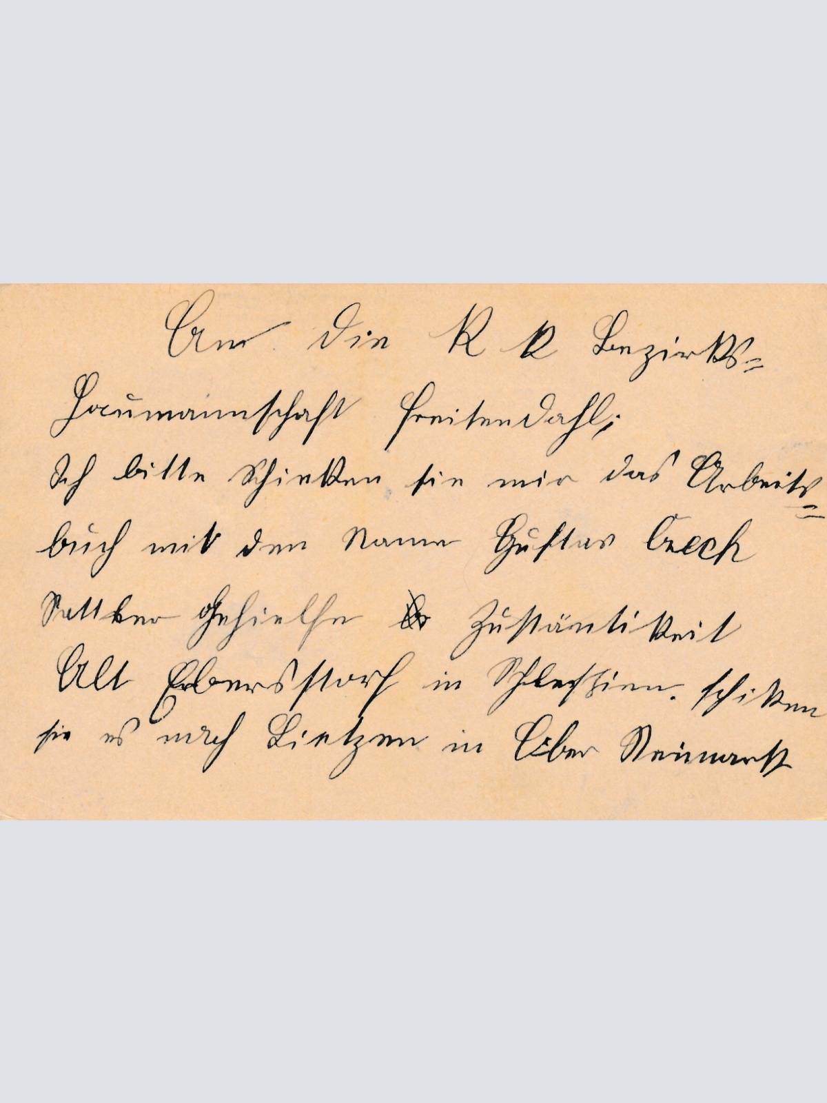 2 Kreuzer Ganzsachen - Karte 1897 aus Lienz (8397)