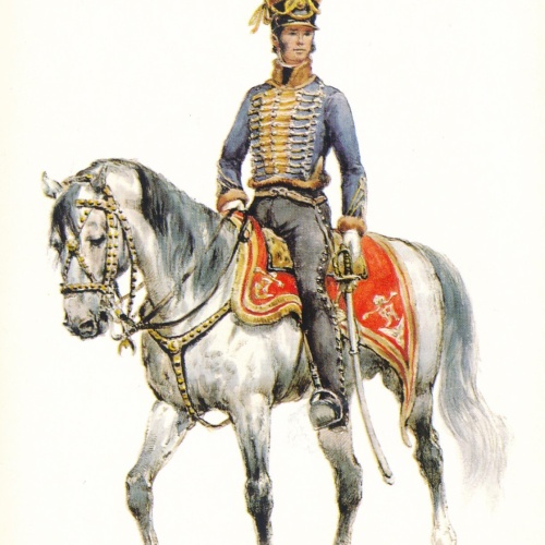 AK Uniform Kaiserr. Österr 1837 General der Kavallerie Ansichtskarte (8721)