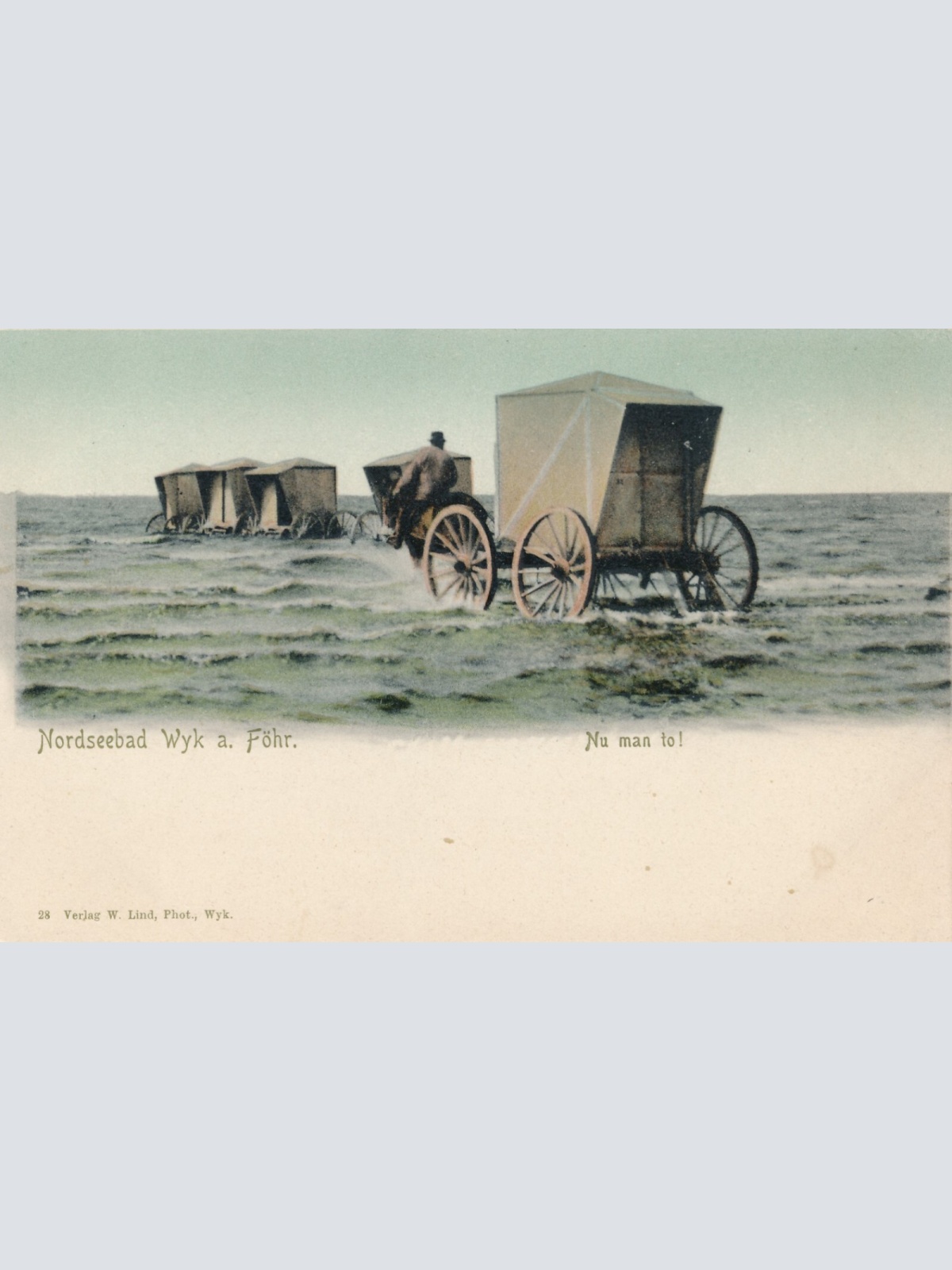 AK aus Wyk am Föhr Nu man to Schleswig-Holstein (6825)