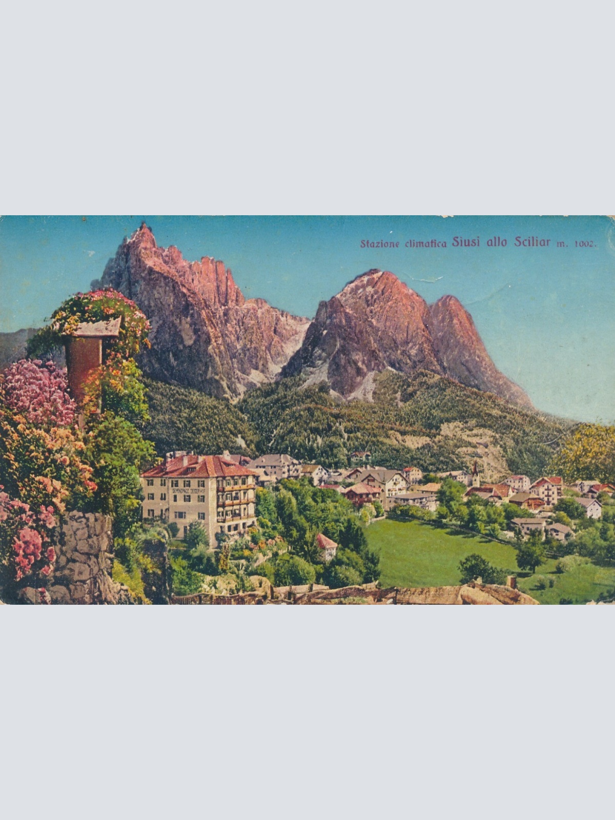 AK aus Siusi allo Sciliar Italien Ansichtskarte (8829)