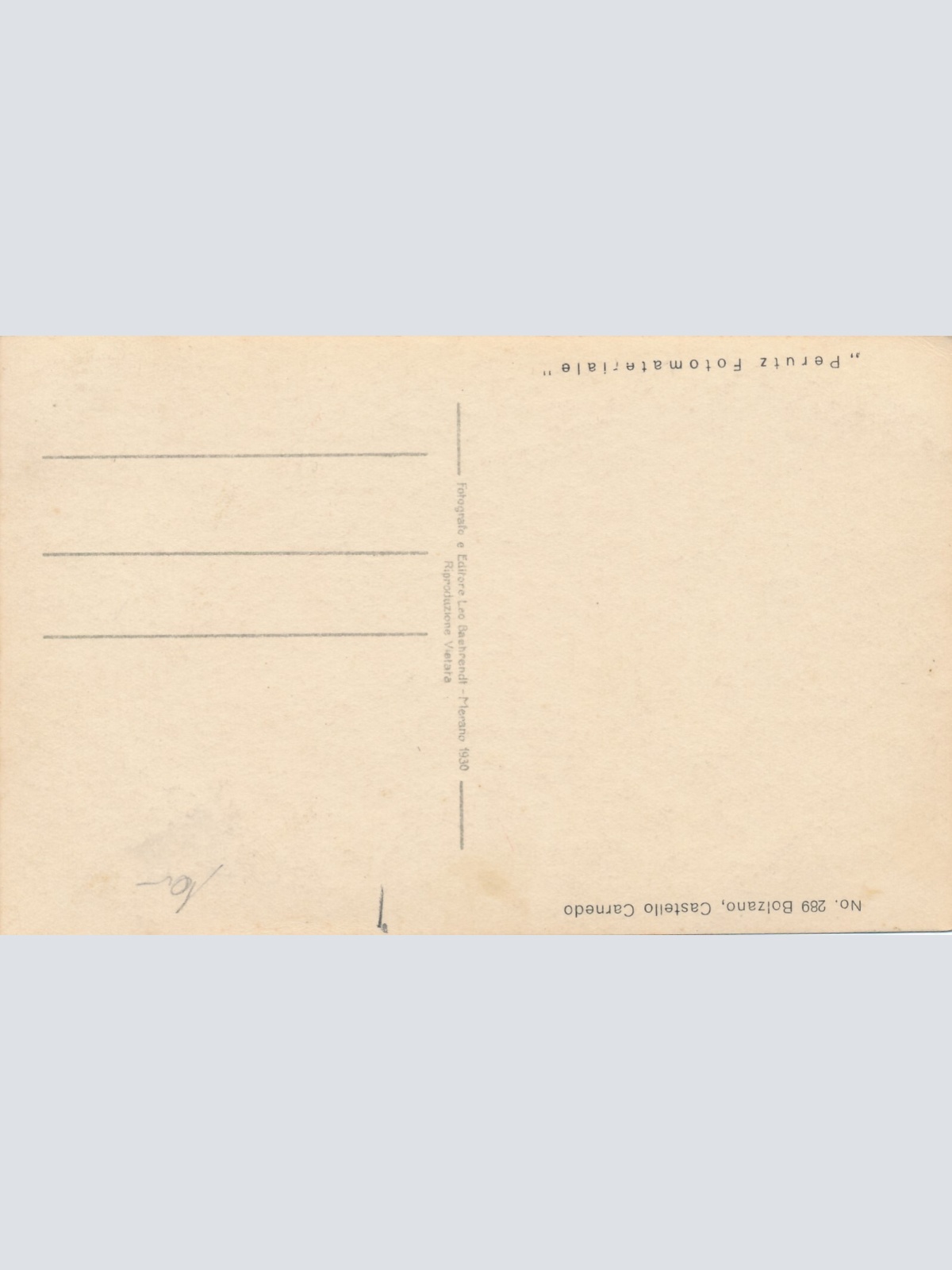 AK aus Bolzano - Bozen mit Burg Italien Ansichtskarte (8819)