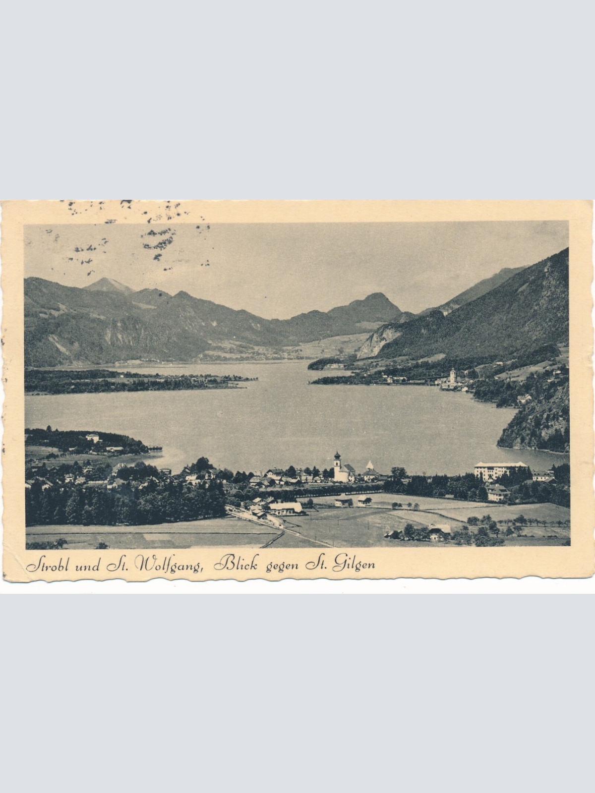 AK aus Strobl und St. Wolfgang Salzburg Ansichtskarte (8808)