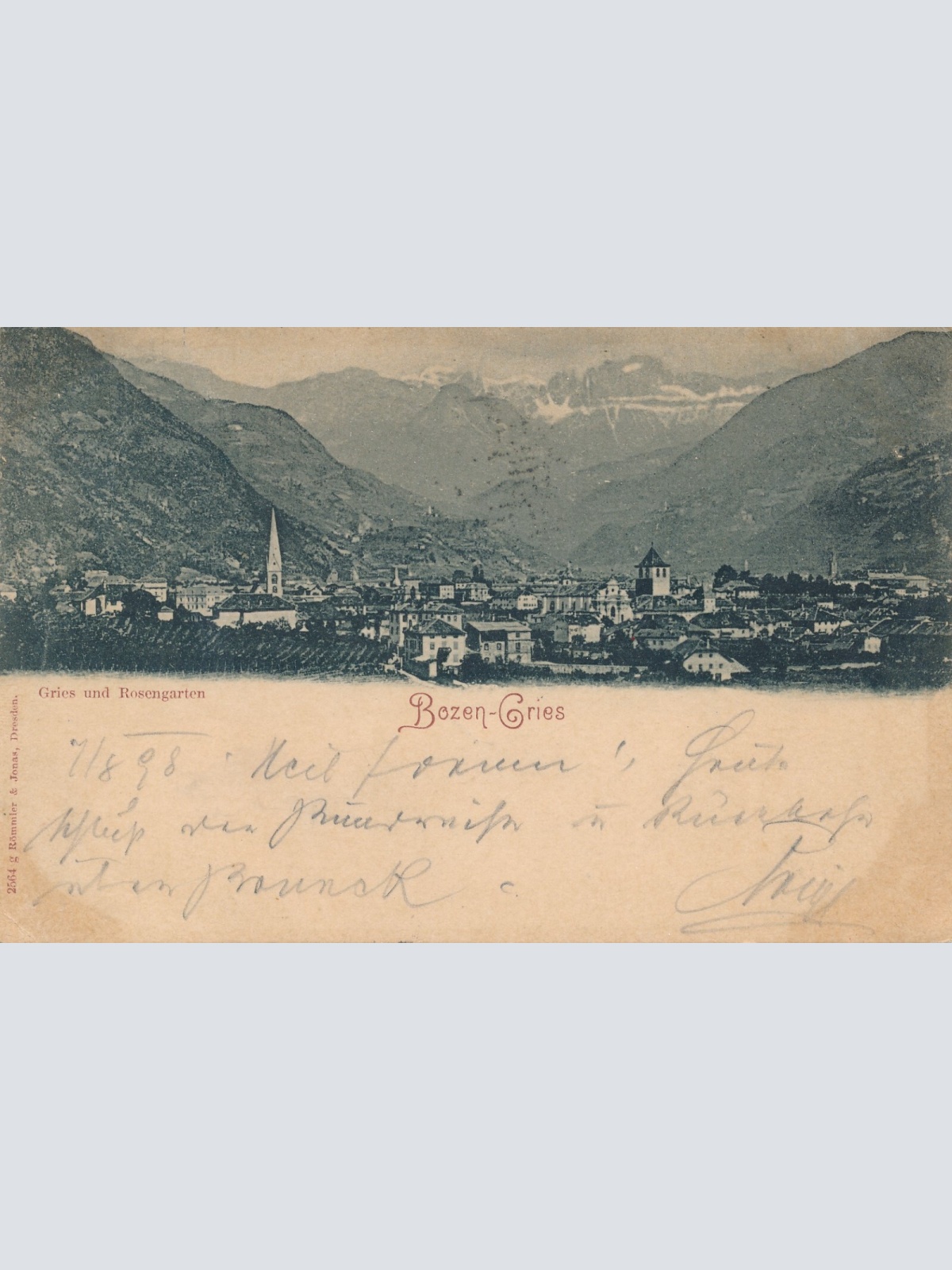 AK aus Bozen - Gries Italien Ansichtskarte (8841)