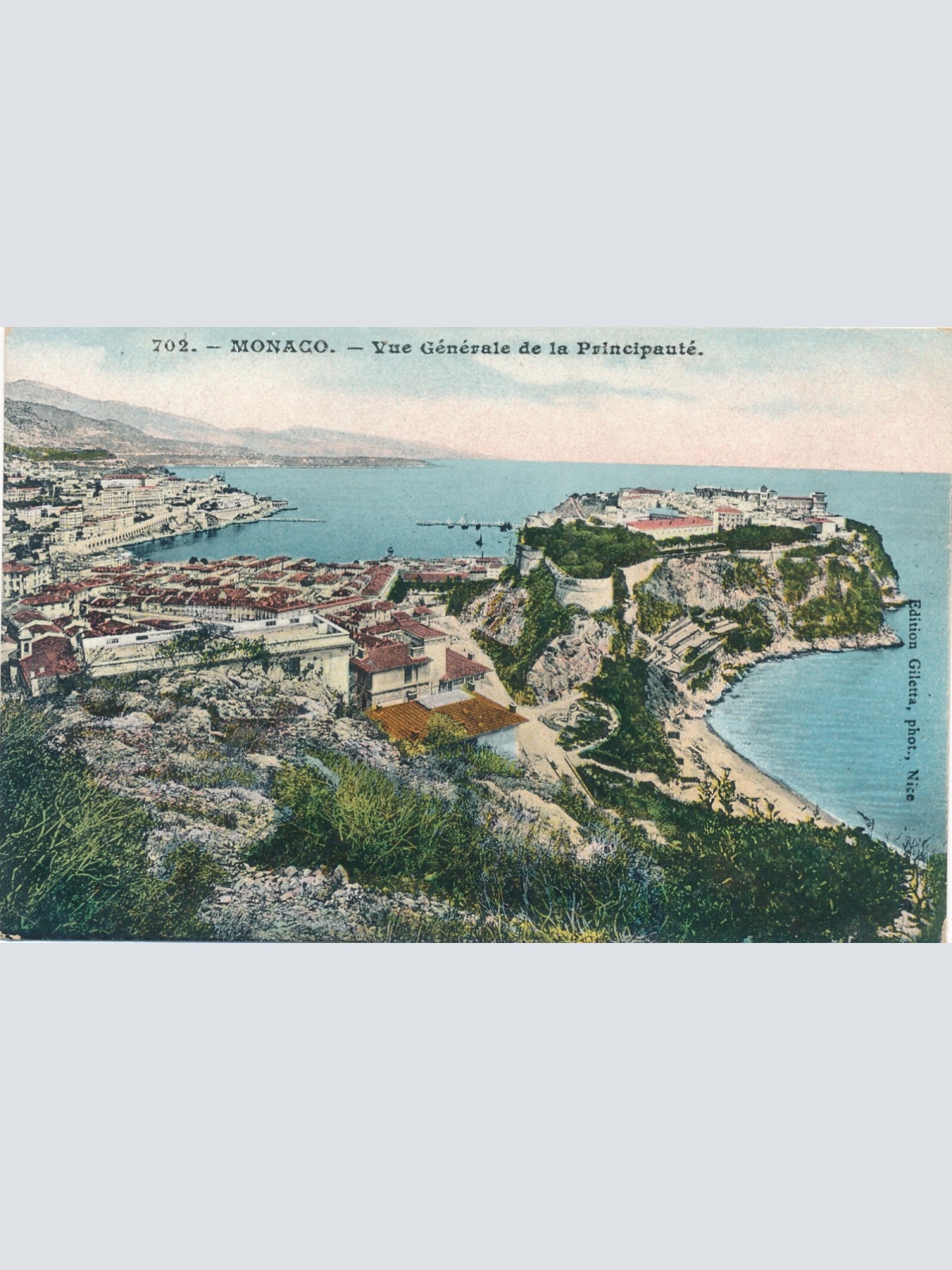 AK aus Monaco vue generale de la Principaute Ansichtskarte (9162)