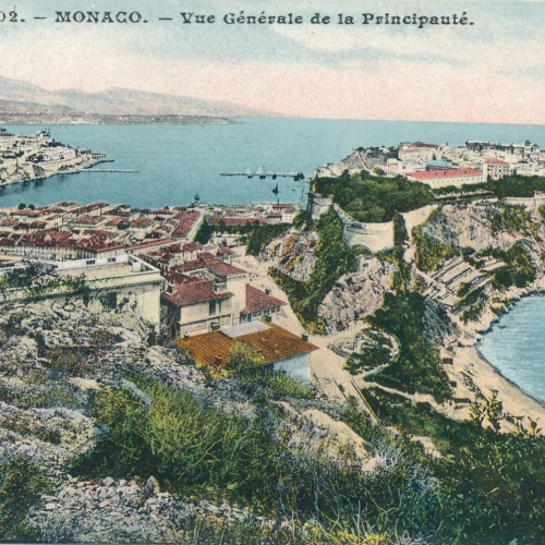 AK aus Monaco vue generale de la Principaute Ansichtskarte (9162)
