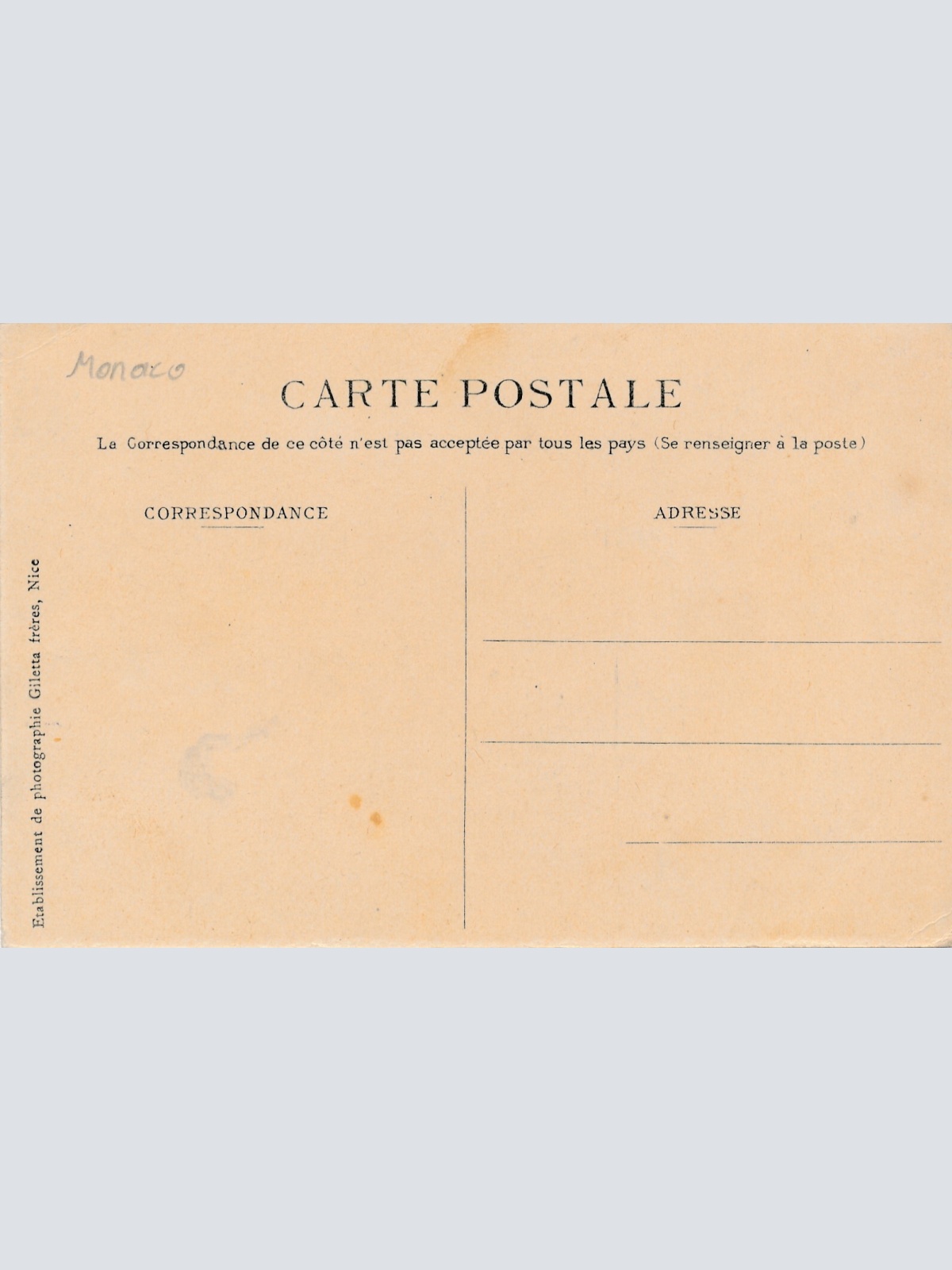 AK aus Monaco vue generale de la Principaute Ansichtskarte (9162)