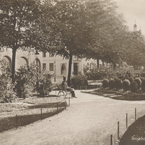 AK aus Stockholm Karlavägen Schweden (7377)