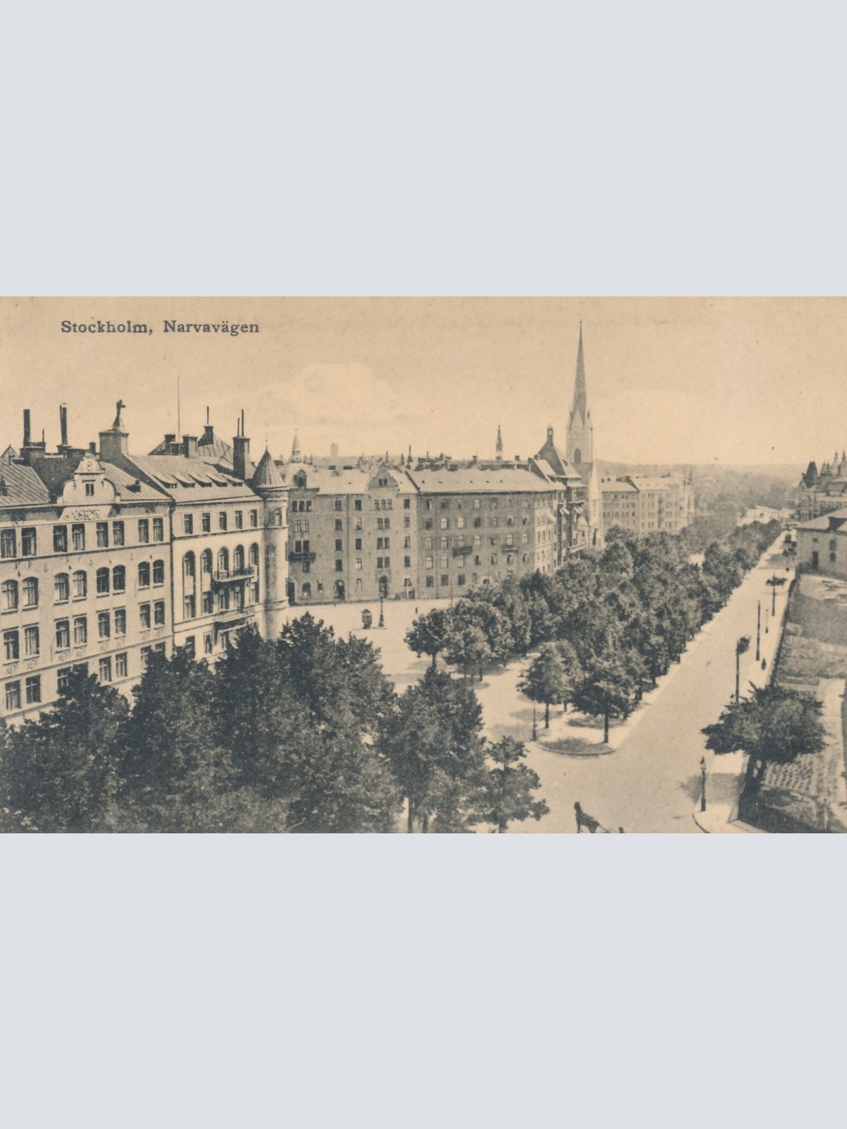 AK aus Stockholm Narvavägen Schweden (7371)