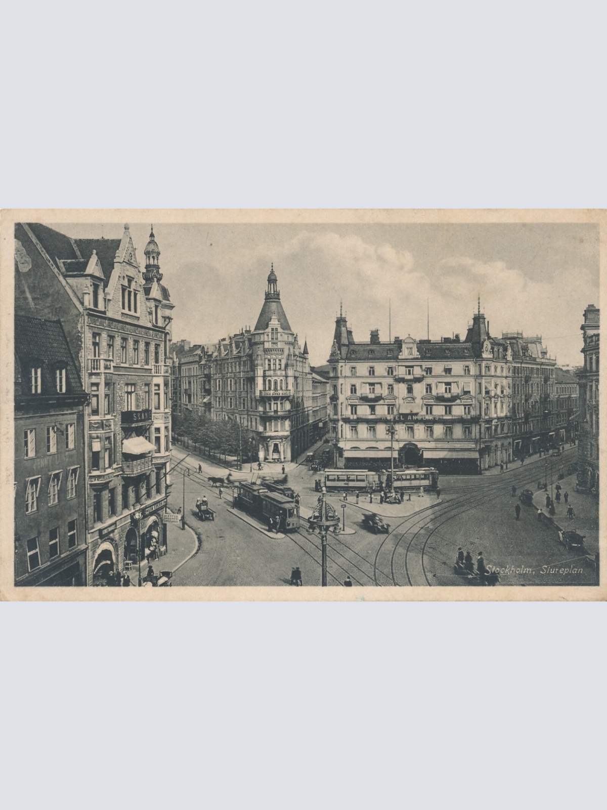 AK aus Stockholm Siureplan Schweden (7383)