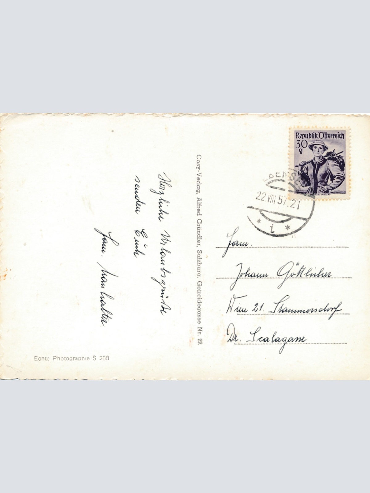 AK aus Ebensee Feuerkogel Oberösterreich Mehrbildkarte (J16)