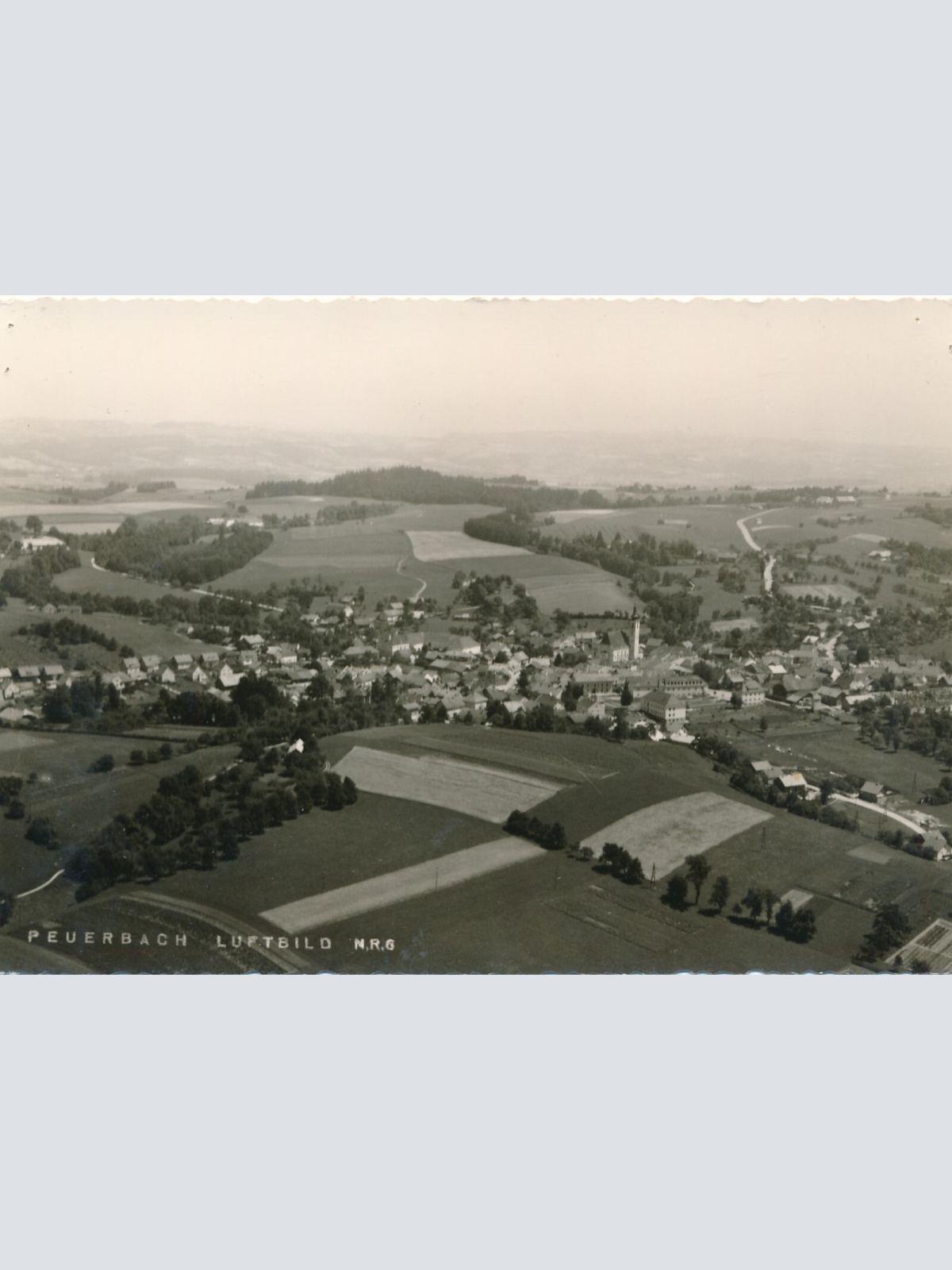 AK aus Peuerbach Oberösterreich Fliegerfoto (J17)