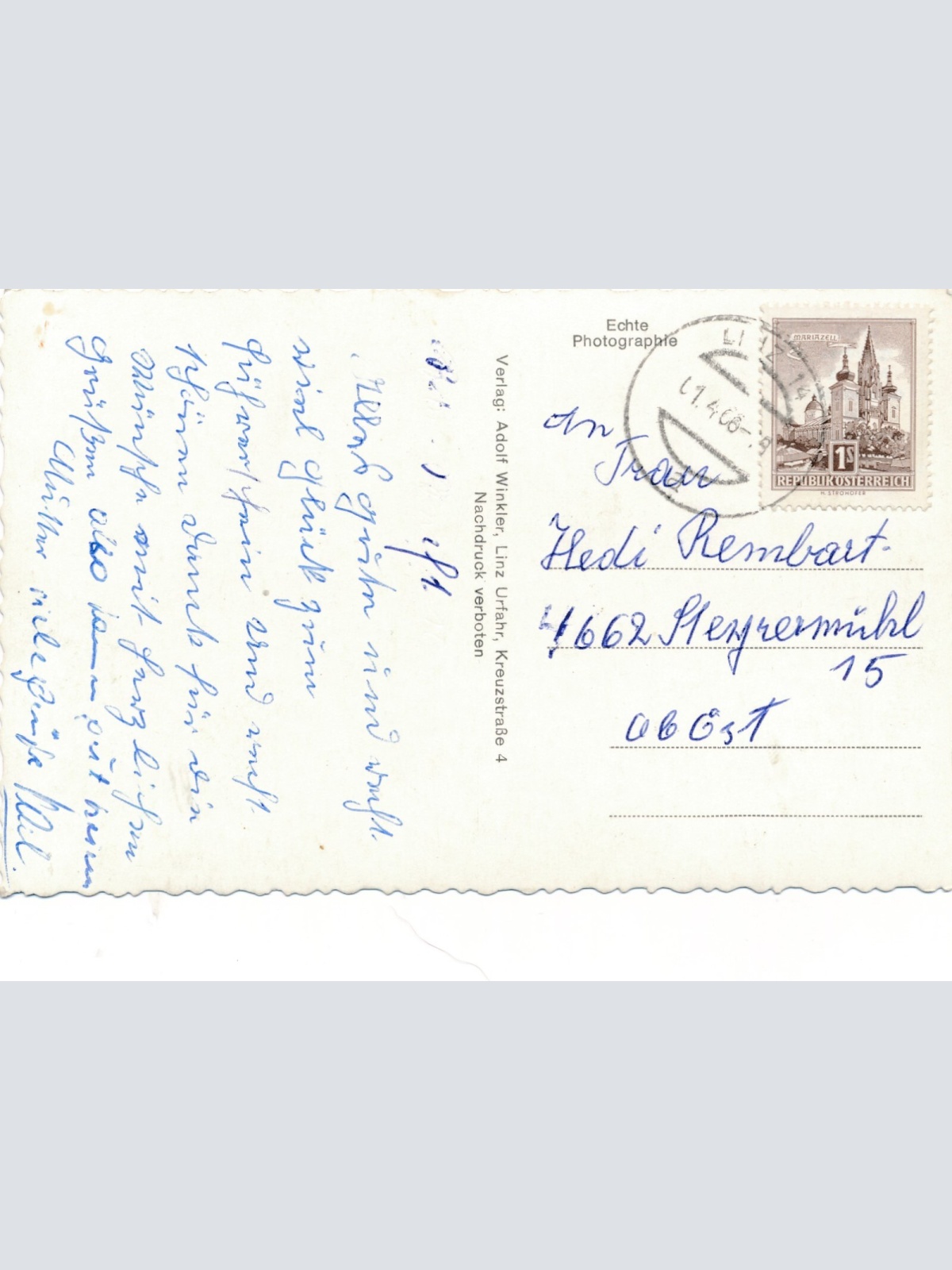 AK aus Linz an der Donau Oberösterreich mit Dampfer (J1)