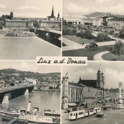 AK aus Linz an der Donau Oberösterreich Mehrbildkarte (J2)