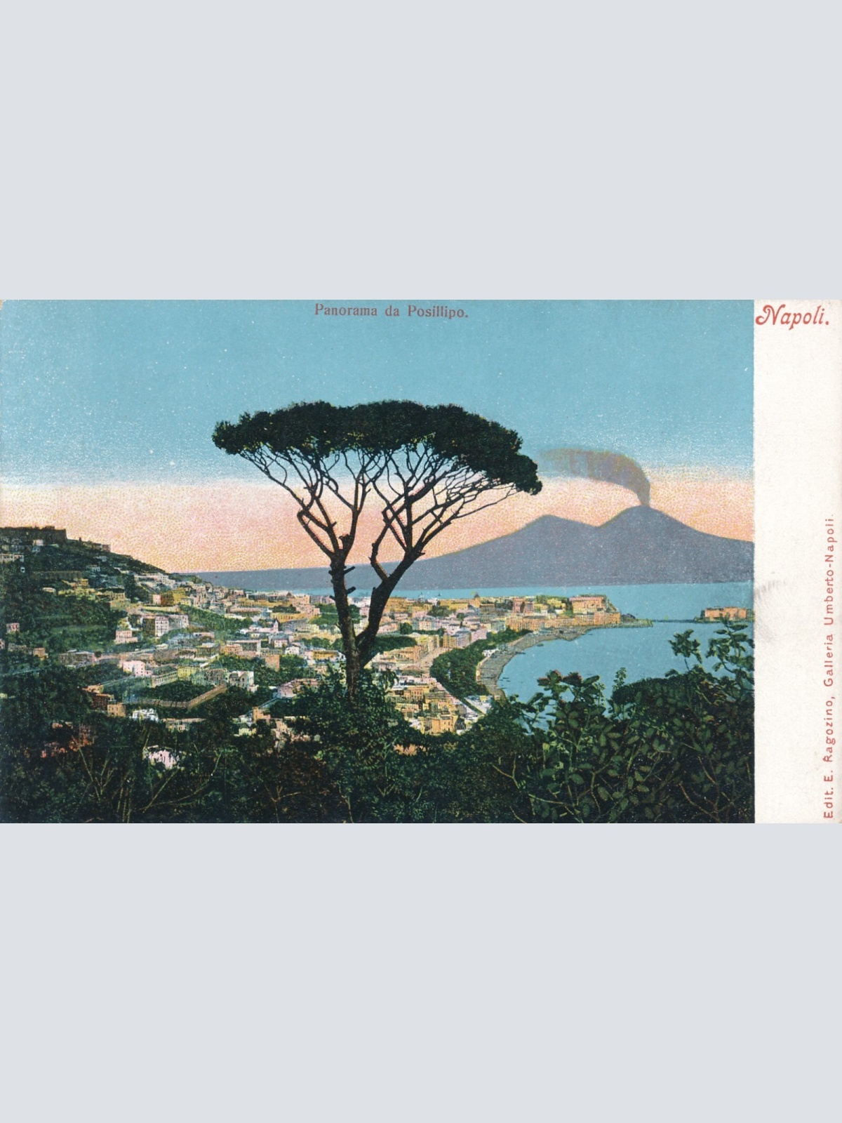 AK aus Napoli Panorama da Posillipo Italien Ansichtskarte (9158)