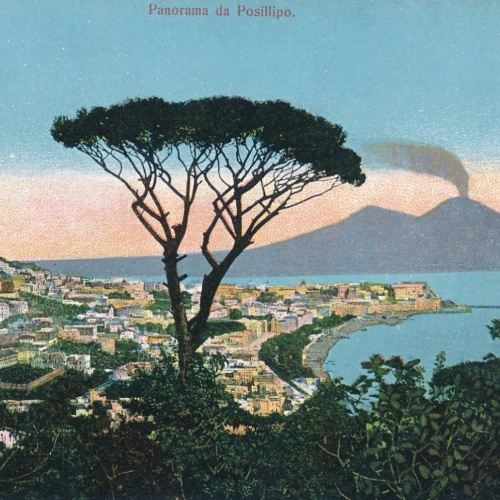 AK aus Napoli Panorama da Posillipo Italien Ansichtskarte (9158)