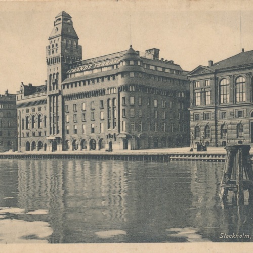 AK aus Stockholm Strand Hotel Schweden (7357)