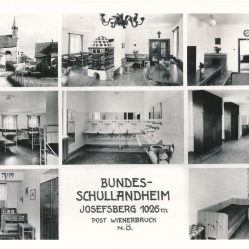 AK aus Josefsberg Bundesschullandheim Niederösterreich Ansichtskarte (8784)