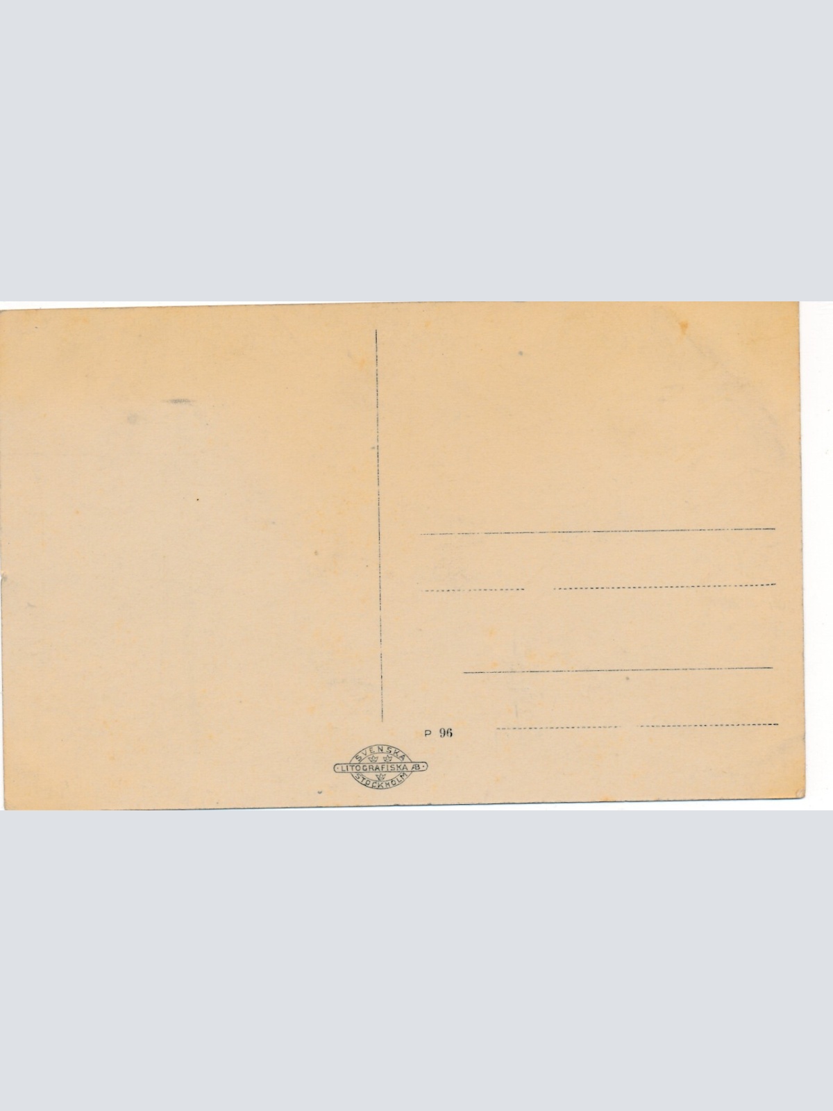 AK aus Stockholm Lilla Bältgatan Schweden (7351)